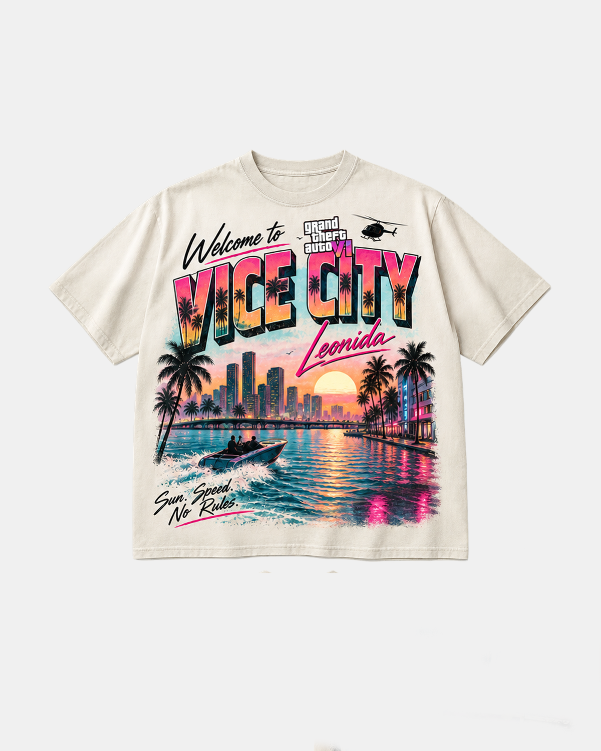 GTA 6 VICE CITY: NO RULES TEE