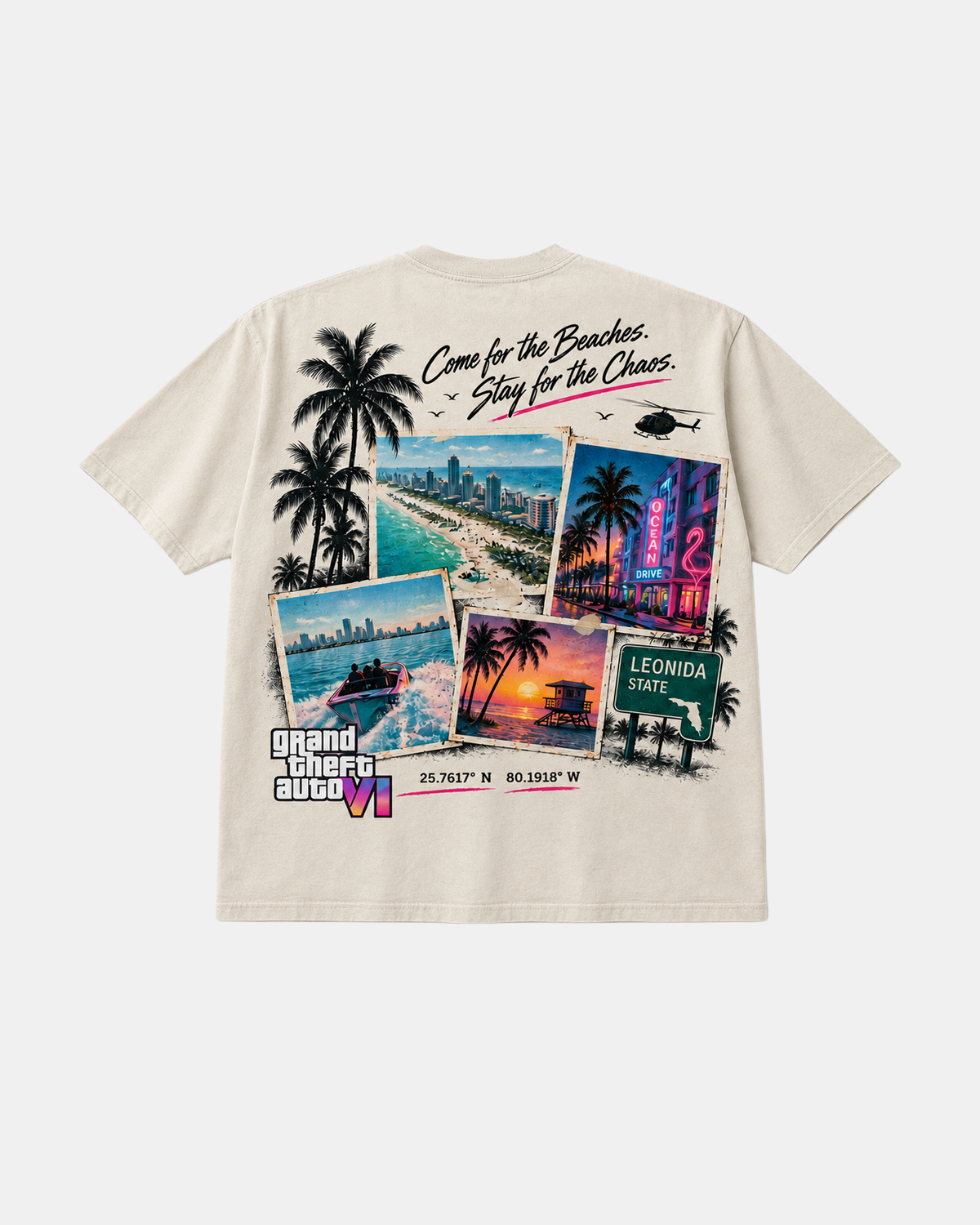 GTA 6 VICE CITY: NO RULES TEE