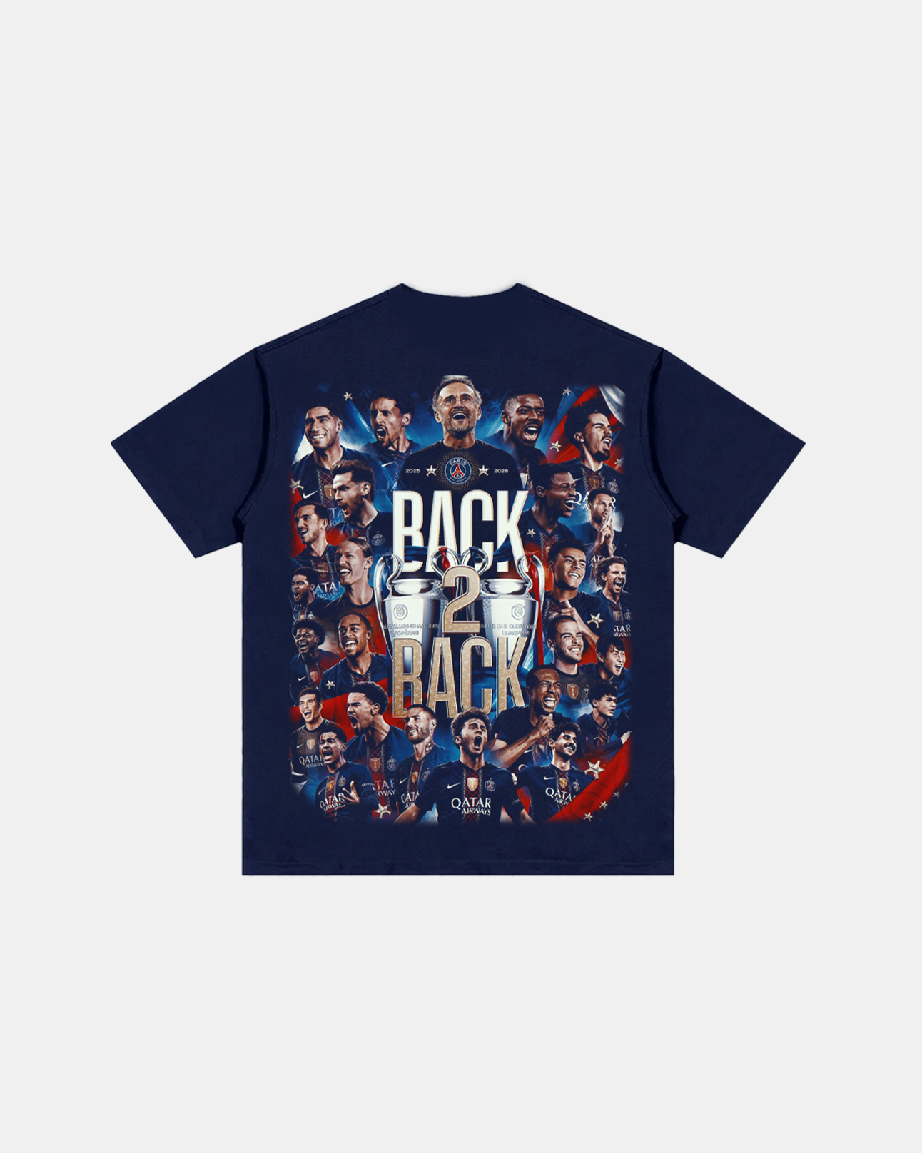 PSG "BACK 2 BACK" TEE